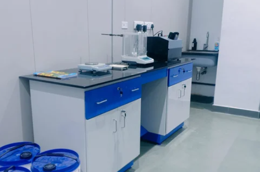Laboratory furniture installation by Prime Works Enterprise